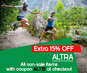 ALTRA Running & Training Shoes 15% OFF on non-sale items With code ALT15 at checkout