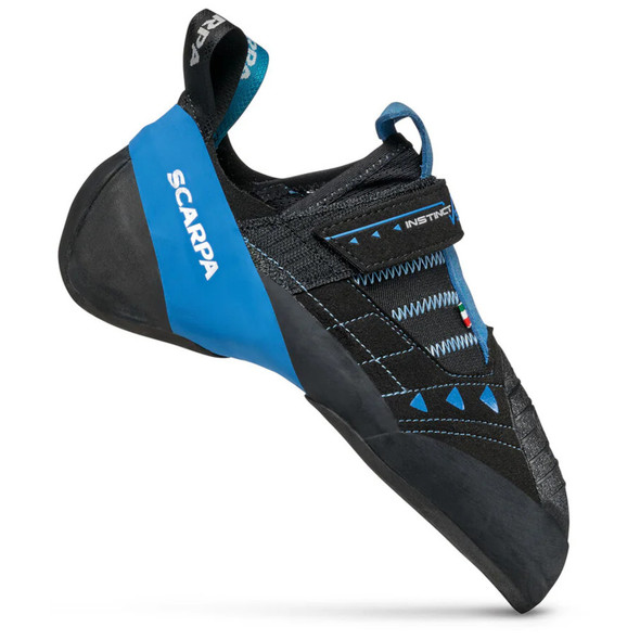 product variation SCARPA Unisex Instinct VSR Black/Azure Climbing Shoes (70015/000-BlkAzr) image