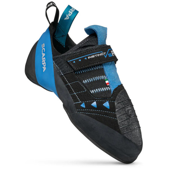 product variation SCARPA Unisex Instinct VSR Black/Azure Climbing Shoes (70015/000-BlkAzr) image